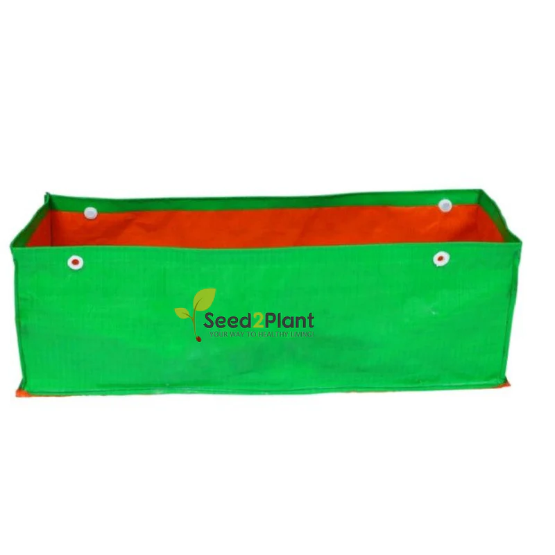 36x12x12 Inches (3x1x1 Ft) – 220 GSM HDPE Rectangular Grow Bag