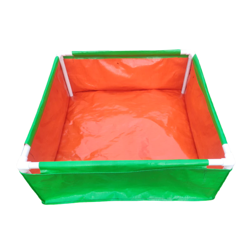 36x36x12 Inches (3x3x1 Ft) – 220 GSM HDPE Rectangular Grow Bag With Supporting PVC Pipes